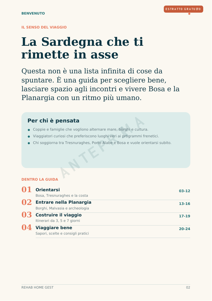 Anteprima della guida, pagina 2 di 7