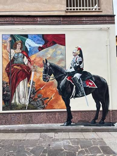Opera murale di Pina Monne